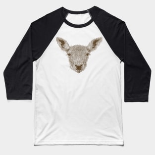 Kumiko Deer Animal Portrait Baseball T-Shirt